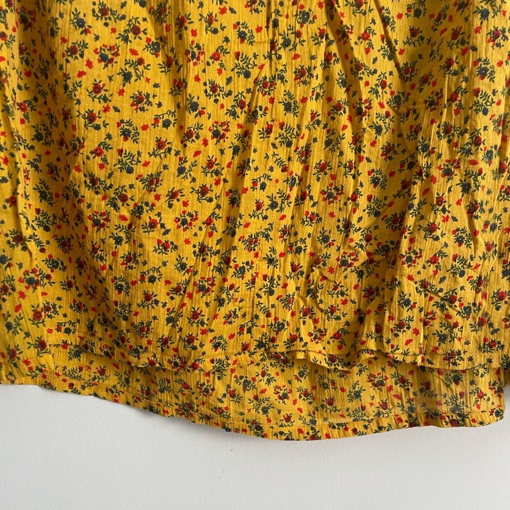 Madewell Shirred Shell Tank in Calico Floral Sleeveless Summer - Picture 10 of 14
